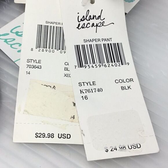 Island Escape Shaper Pant Bikini Bottoms (D) - Picture 6 of 7